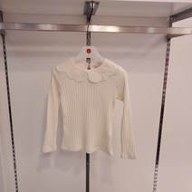 래핑차일드 부평점 걸리쉬한 아일렛카라와 변형 골 조직감이 돋보이는 카라 티셔츠 B3A49-33I-72 LHC