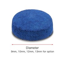 당구 큐 팁 9MM 10MM 12MM13MM 50 개 헤드 스누커 액세서리, [02] 50개10mm blue