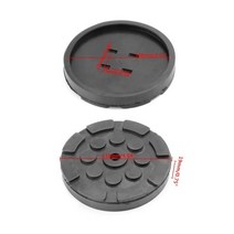 자동차 리프트용 블랙 고무 재킹 패드 미끄럼 방지 표면 공구 레일 프로텍터 헤비 듀티 1PC, Black, 01 Black
