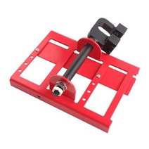 GHSHOP 제재목 절단 가이드 톱 부착 절단 가이드 절단 도구, 225x225x85mm, 레드, 스테인레스 스틸