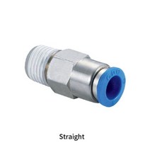 다용도 에어호스연결 유공압 핸드 제어 조절 원터치 일자형 체크 밸브 CVPC type, 0802