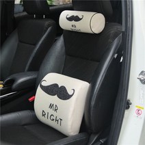 차량용 메모리폼 목 쿠션 허리쿠션 등받이 16종, K