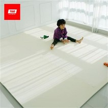 티지오매트 티지오 방방 퍼즐매트 100X100cm 국내최대두께 3cm, 크림