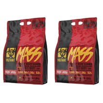 뮤턴트 더 오리지널 근육량 게이너 스트로베리 바나나 맛, 2개, 6.8kg