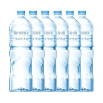 동원샘물 2L X 6병 무라벨 대용량 생수 먹는샘물 생수2L 물, 1개