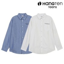 행텐 주니어 남아 베이직 옥스포드 셔츠-PI9R072020121