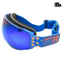 남녀공용 스노우 고글 스키 마스크 야외 스포츠 안경, Blue