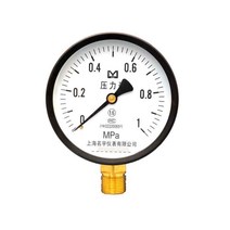압력게이지 Y100진공 음압계 기본 압력계 0-0.6/1.0/1.6/2.5/4/6Mpa, T13-압력 0~0.6Mpa