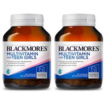 Blackmores Teen Multi-Girls 블랙모어스 여학생용 멀티 비타민 60캡슐 2팩