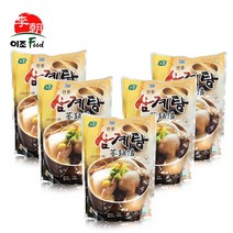 자연깃든 선봉식품 삼계탕 1kg 실온 간편식품 즉석삼계탕 포장, 5개