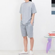 세트 40대 티셔츠 남여공용 커플맨투맨 슬림 오버핏