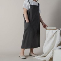 칼하트 앞치마 작업용 꽃 주방 방수 대외 무역 코튼 린넨 조절 일본 허리 포켓