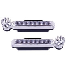 전동자전거 라이트 LED 조명 튜닝 꾸미기 자동차 차량용 오토바이 바이크 킥보드 W-LED-3, 1.LED 바람개비 (2ea x 1세트)화이트