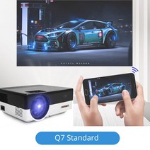 Touyinger-Q7 LED 1080P 풀 HD 비디오 프로젝터 5500 루멘 LCD 홈 시네마 비머 프로젝터 스마트 폰 슬라, 01 Q7
