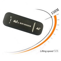 와이파이라우터 LTE라우터 4G LTE 무선 USB 동글 와이파이 라우터 150Mbps 휴대용 모바일 광대역 모뎀 스틱, 02 Black, 02 Black