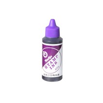 매표 스탬프 잉크 리필액 40g (감청 보라색), 단품