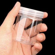 납작 플라스틱 보관 용기 원형 투명 케이스 수납함 약통 약 보관함 소분, 지름/용량, 7cm - 250ml, 1개