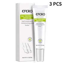 무좀 내성발톱 발톱무좀 Efero-네일 각질 제거 식물 네일 리페어 유체 크림 트리트먼트 젤 모이스처라이, 03 3 pcs