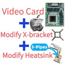 Quadro K3000M GDDR5 2GB iMac A1311 A1312 HD6970m 업그레이드 노트북 그래픽 카드 0TW63C 689280-001 694571-001 N14E-, [06] Card X-brkt Heatsink