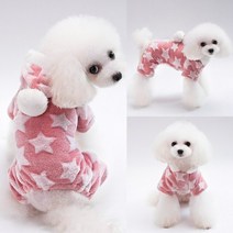 작은 개를 위한 귀여운 고양이 옷 겨울 의류 코트 양털 점프 복장 치와와 강아지, 03 분홍색_05 XXL