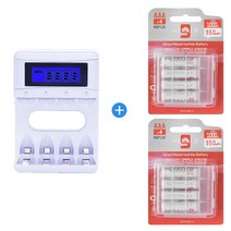 헤럴드9 대용량 AAA 충전지 8알 + 아르케 LCD 충전기