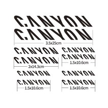 자전거 사이클 프레임자전거 프레임 스티커 캐니언 로드 바이크 MTB 레이스 사이클링 데칼 CANYOU, 01 style 2 gloss black
