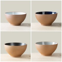 피어몰 이천도자기 순수화 투톤 원형 우동기 16cm 도자기 그릇 면기 라면 덮밥 접시, 화이트