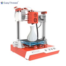 EasyThreed 100 100 100mm 인쇄 미니 데스크탑 어린이 3D 프린터 TF 카드 PLA 샘플 필라멘트로 고정밀 음소거 인쇄 3D 프린터, 우리