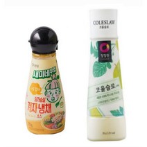 새미네부엌 겨자냉채소스(닭가슴살/애피타이저) +코울슬로드레싱(새콤한사과와부드러운우유크림/스위트콘샐러드/양배추샐러드, 상세설명