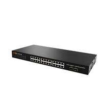 [SOLTECH] 솔텍 SOLTECH-2600 [스위칭허브/1000Mbps/24포트+2SFP/랙마운트가능]