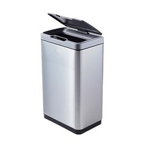 한샘 자동 센서 휴지통 30L 쓰레기통 분리수거 센서빈, 실버, 1개