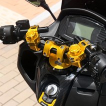 야마하 2021 NMAX125 커스텀 오픈 세퍼레이드 핸들 튜닝 세퍼핸들 핸들바 골드, 세퍼핸들 골드