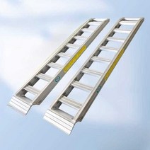 농기계 상하차 사다리 고중량 하역 적재 보조 경사판, 2미터2-폭40-5톤-1쌍코끼리브랜드