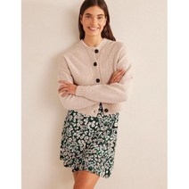 Boden 보덴 저지 랩 미니 스커트 치마 블랙 Heart Bloom 블룸 꽃무늬 113265