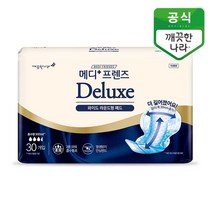 깨끗한나라 메디프렌즈 디럭스 라운드형패드 30개입