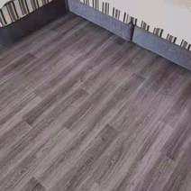 장판 두껍게 판에붙이는 PVC 내마모성 고무받침바닥 미끄럼방지 바닥매트 방수 가정용 상업용 사무용, T63-그레이나무무늬-두꺼운 올플