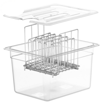 수비드 투명 용기 26L 머신 전용 밧드 통 수조 밧드, 26리터 뚜껑 포함