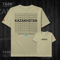 프린팅반팔티셔츠 TASK 하 서스 평탄함 KAZAKHSTAN 겹글자 첩어 영문 팬시 플라워 t셔츠 남성 326787085