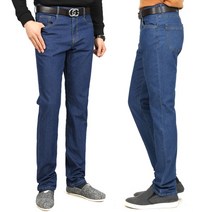 노블진 베이직청바지 빅사이즈 중년 청작업복 남성 여름