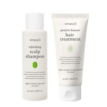 심플리오 헤어케어 트래블키트 (여행용 샴푸 트리트먼트 세트), 1세트