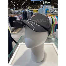 루이까스텔[NC강남] 23S/S LOUIS CASTEL 남성 여름 골프모자 빅 루카 심볼 방패와펜 타공 볼캡, 블랙(B)