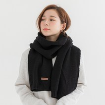 에스랑제이 남자 여자 베이직 니트 머플러 목도리