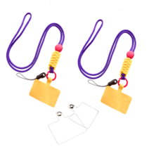 33트로피 휴대폰 태그홀더 목걸이 스트랩 4종 세트 스트랩2개+컬러태그홀더 2개+투명태그홀더 2개+레터링2개, 1