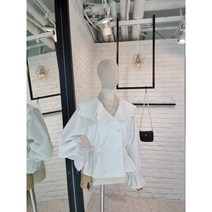 [반다리] 소재좋은 러블리 찰랑스판 더블 블라우스