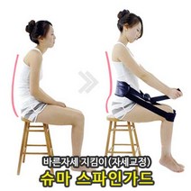 SHUMA 슈마 스파인가드 허리교정 바른자세 허리를 바르게 펴주는 자세교정 벨트 직장인 학생 필수품, 수량