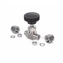 니들밸브조절 니들 밸브 OD 3 4 6 8 10 12 14mm 1/8 