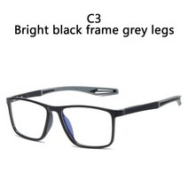 ar글래스 AR안경 스마트글라스 처방 안경 스포츠 디자인 남성 TR90 블루 라이트 차단 고품질 직사각형, 01 0, 03 C3