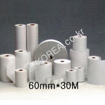 60mmx30m 수술환자 혈압측정 출력용지 영수증 즉석카메라 포스프린터 카드단말기 열처리