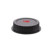 캐논 EOS EF EF-S 마운트 렌즈 용 로고 블랙 교체 새 플라스틱 후면 캡 커버, 02 Without Canon Logo