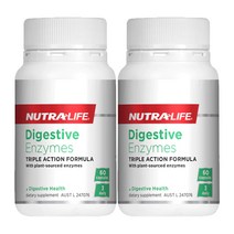 뉴트라라이프(Nutra-Life) 뉴트라라이프 다이제스티브 엔자임 60 캡슐 X 2개, 120캡슐, 1세트
